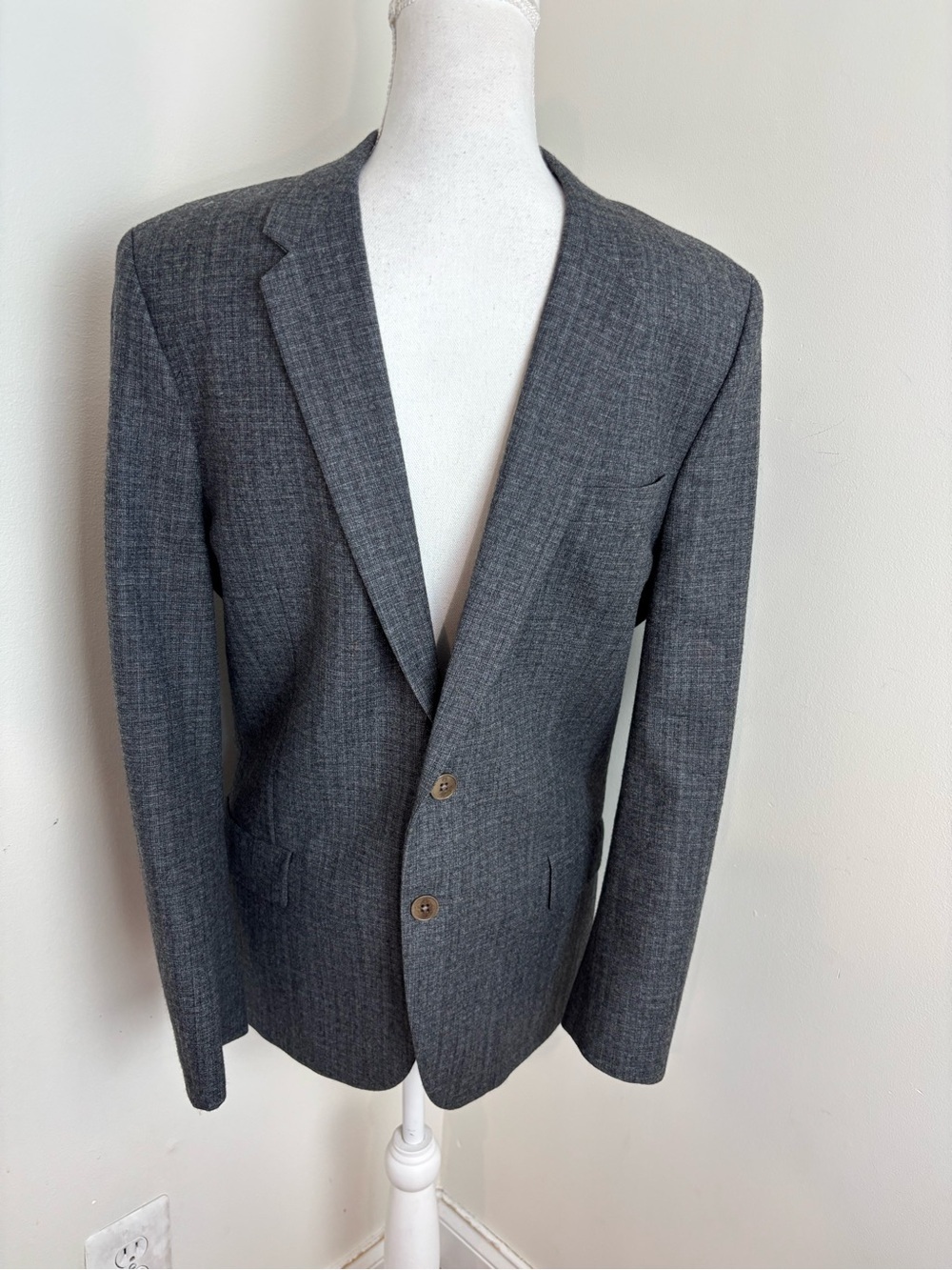 Paul Smith Gents 2 Blazer Wool Grey Jacket Size 42/52